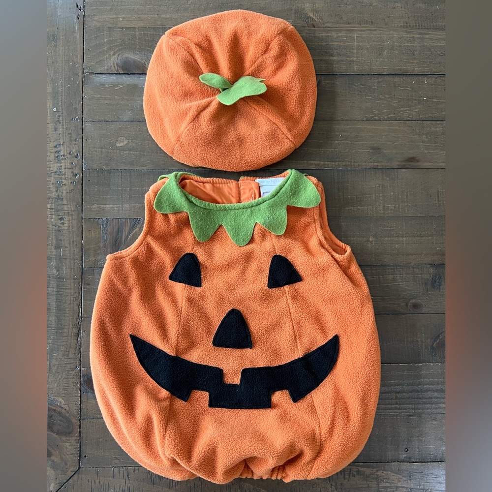 Pottery Barn Baby Pumpkin Halloween Costume
